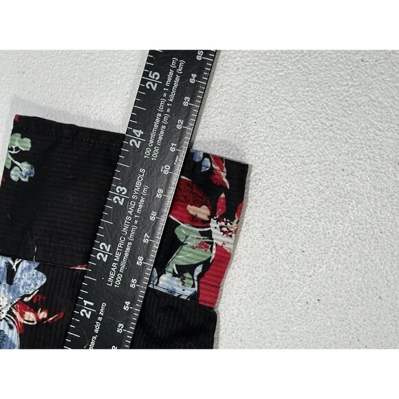 Lauren Ralph Lauren Blouse Size Large Floral Button Down Cotton Semi-Sheer Top - Picture 9 of 11